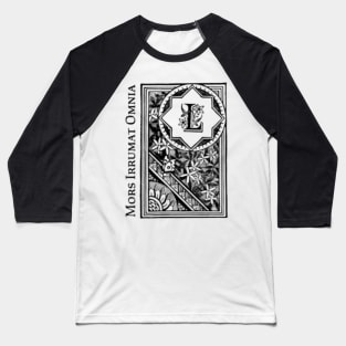 Ninth House Mors Irrumat Omnia Baseball T-Shirt